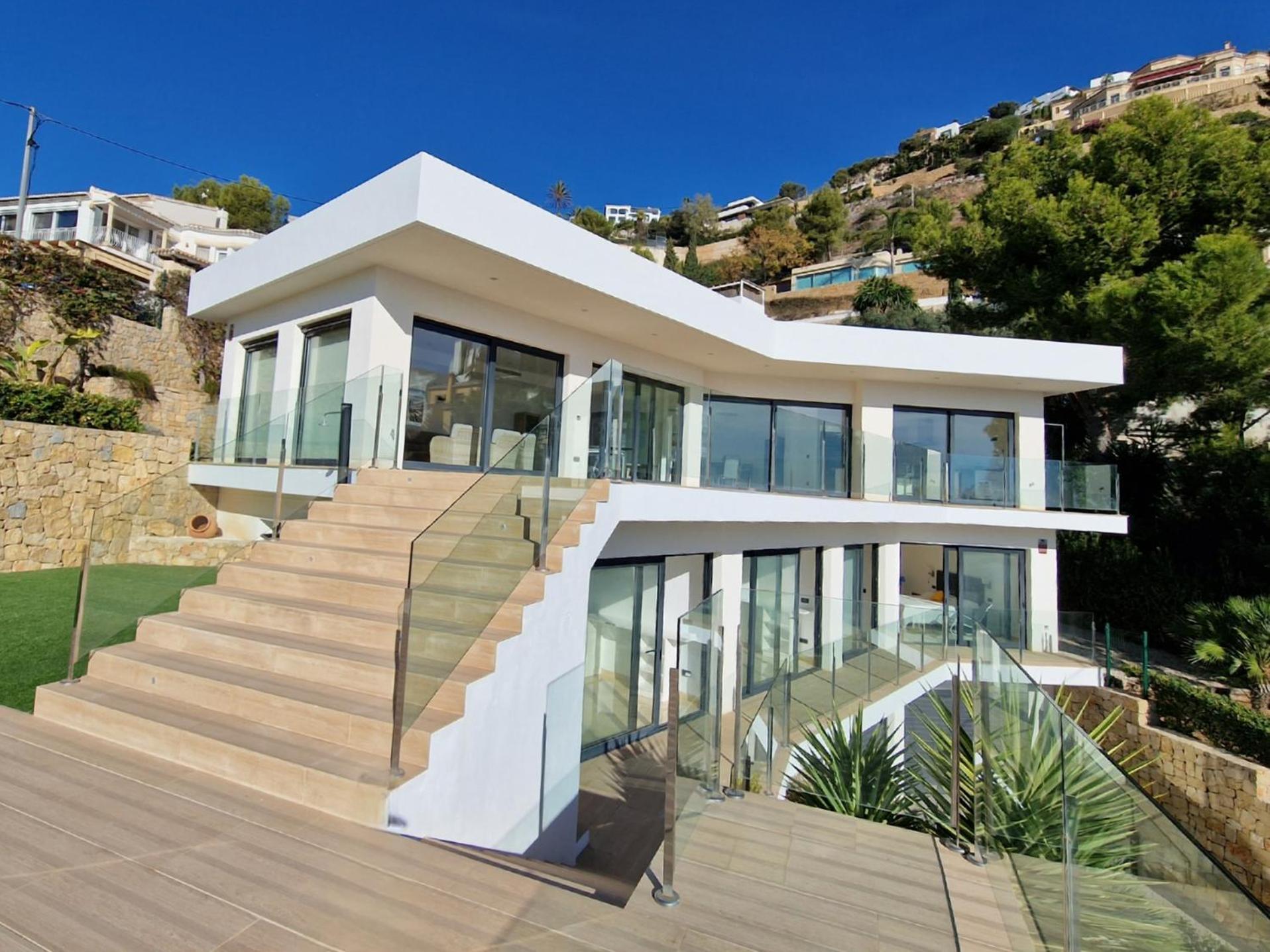 Villa Lujo Con Vistas Al Mar Villa Dulcinea By El Conserje, Cerca Del Puerto Y Sus Servicios Jávea Eksteriør billede