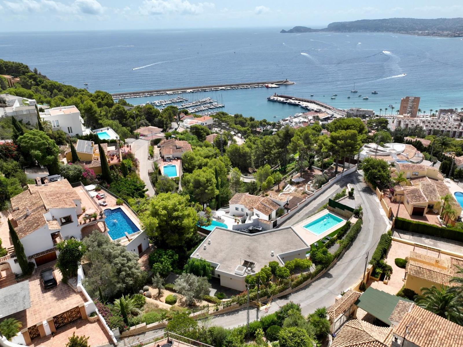 Villa Lujo Con Vistas Al Mar Villa Dulcinea By El Conserje, Cerca Del Puerto Y Sus Servicios Jávea Eksteriør billede