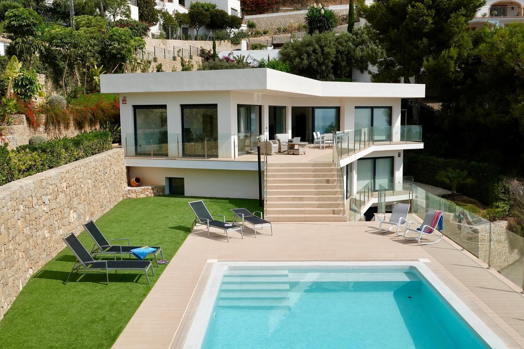 Villa Lujo Con Vistas Al Mar Villa Dulcinea By El Conserje, Cerca Del Puerto Y Sus Servicios Jávea Eksteriør billede